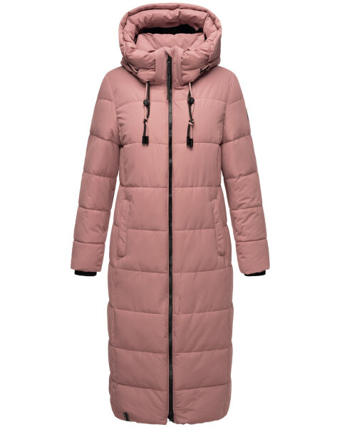 Marikoo Nadeshikoo Damen lange Winter Steppjacke Räumungsverkauf