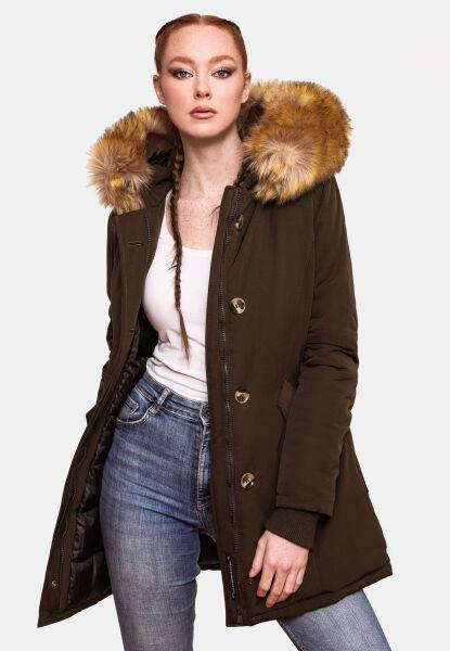 Marikoo Karmaa Damen Parka Winterjacke warm gefüttert Zeitbegrenzte Promotion