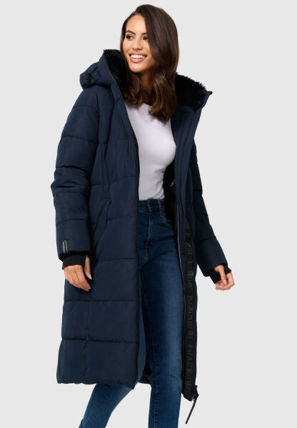 Marikoo Zuraraa lange Damen Winter Steppjacke Kostenloser Versand international