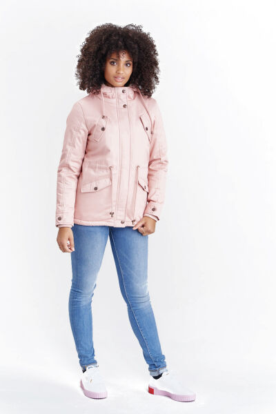 Marikoo Manolya Damen Parka Winterjacke mit Teddyfell Outlet