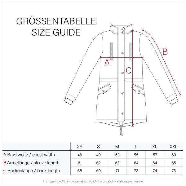 Marikoo Manolya-Sun Damen Parka Übergangsjacke Auslauf