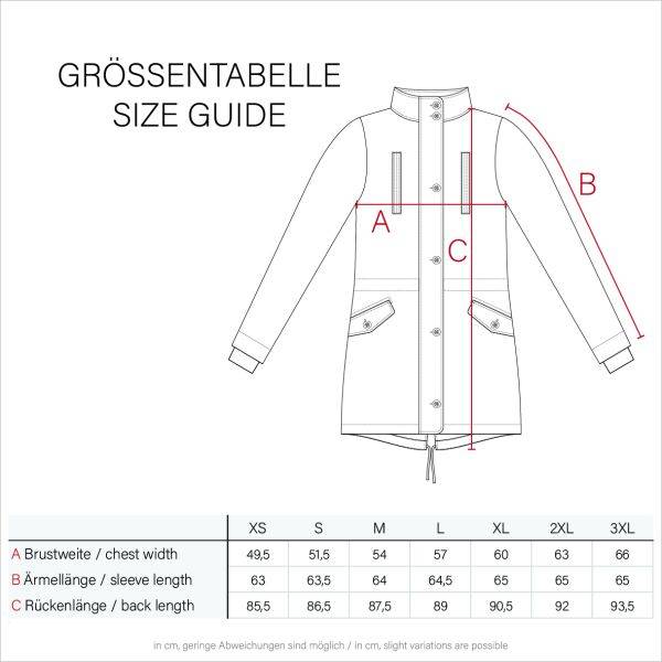 Marikoo Moonshine warme Damen Parka Winterjacke gesteppt Angebote