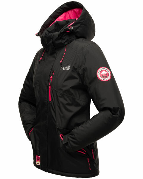 Marikoo Rabeaa Damen Winter Jacke Kurz Winterjacke Outdoor Kapuze gefüttert Fabrikverkauf