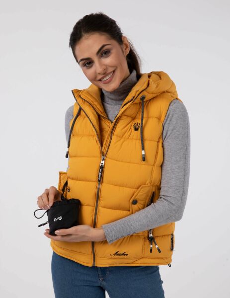 Marikoo Taisaa Damen Stepp Weste Übergangsjacke Rabatt