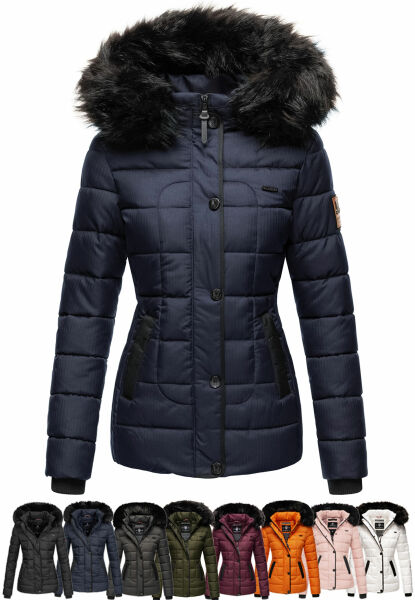 Marikoo Unique Damen gesteppte Winterjacke Großer Ausverkauf