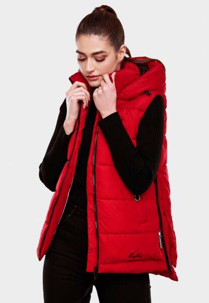 Marikoo Zarinaa Damen Weste Steppweste Ärmellose Jacke Flash Sale