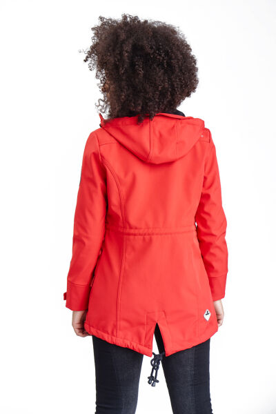 Marikoo Zimtzicke Damen lange Softshell Jacke Begrenztes Angebot