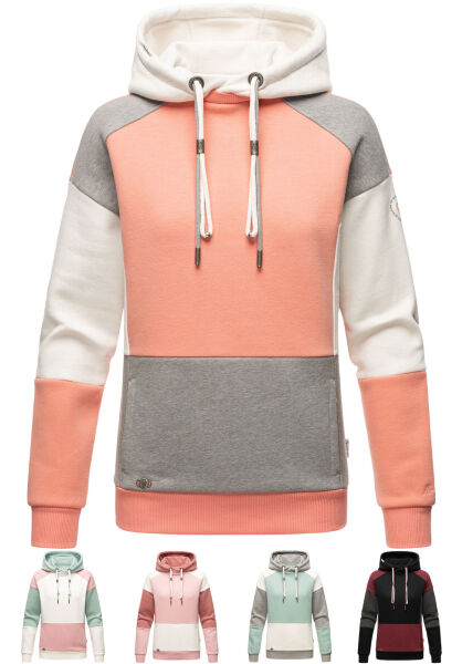 Marikoo Navahoo Babykätzchen Damen Blocking Color Hoodie Kapuzenpullover Online Shopping