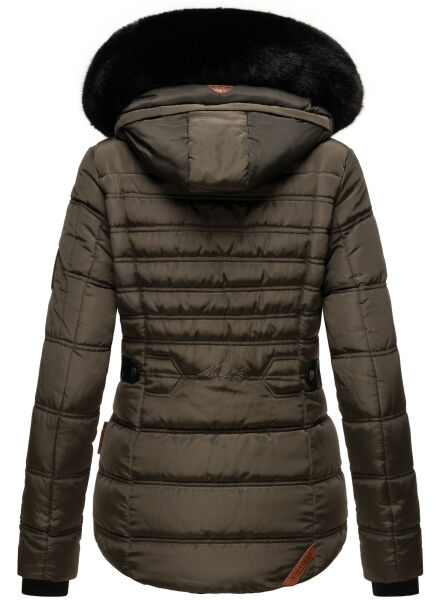 Marikoo Navahoo Melikaa Damen Winterjacke mit Kunstfellkragen & Kapuze Valentinstagsangebot