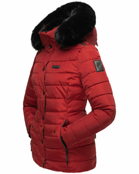 Marikoo Navahoo Milianaa Winter Jacke Stepp Kurzjacke gefüttert Kapuze Kunstfell Lagerräumung