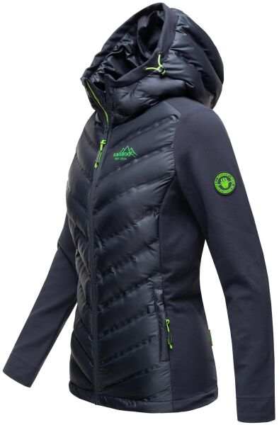 Marikoo Navahoo Nimm mich mit Damen Fleece Hybrid Jacke Trekking Wanderjacke Online Outlet