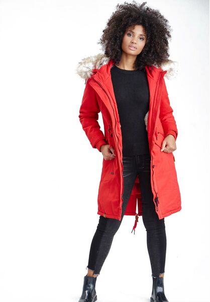 Marikoo Navahoo Kin-Joo Damen Parka Winterjacke Mit Kapuze VIP-Rabatte