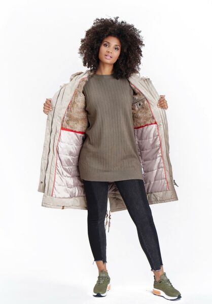 Marikoo Navahoo Kin-Joo Damen Parka Winterjacke Mit Kapuze VIP-Rabatte