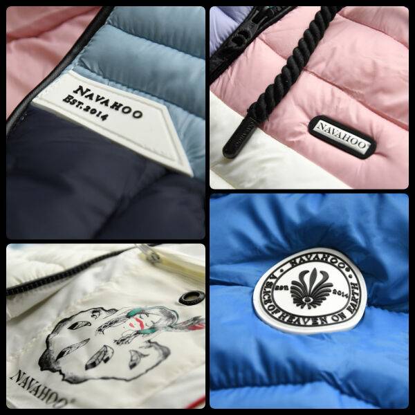 Marikoo Navahoo Lulana Multikulti Damen Steppjacke Colour Blocking Design Bis zu 65% Rabatt