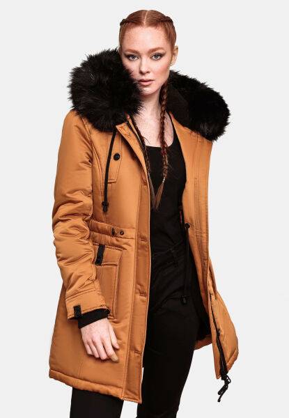 Marikoo Navahoo Luluna Princess Damen Kunstfell Winterjacke Sonderangebot der Fabrik