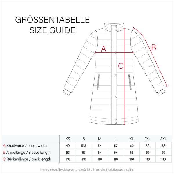 Marikoo Navahoo Wolkenfrost lange Damen Winterjacke 50% Rabatt mit kostenlosem Versand