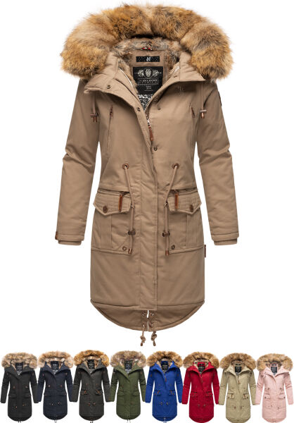 Marikoo Navahoo Rosinchen Damen Winterjacke mit Kapuze Angebote