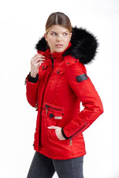 Marikoo Navahoo Schätzchen Damen Jacke mit Teddyfell Schlussverkauf