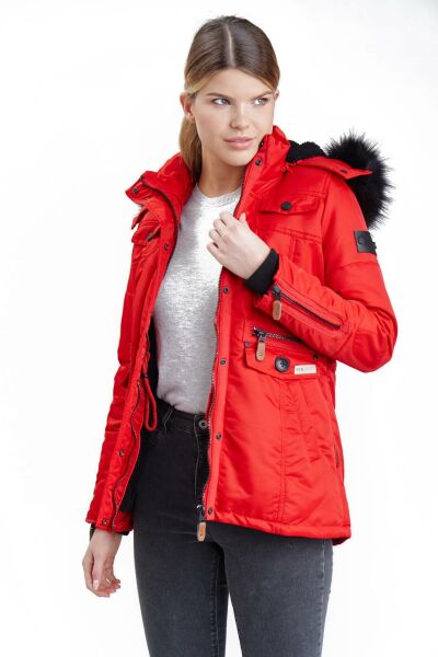 Marikoo Navahoo Schätzchen Damen Jacke mit Teddyfell Schlussverkauf