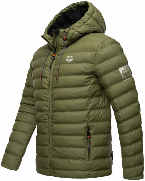 Marikoo Stone Harbour Zaharoo wasserdichte Herren Regen Steppjacke Jubiläumsangebot