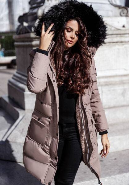 Marikoo Navahoo Cosimaa Damen Parka Winterjacke mit Regenschirm und Tragetasche Neueste Mode