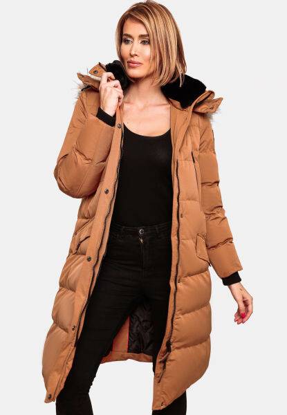 Marikoo Navahoo Fahmiyaa Damen lange Winterjacke mit Kapuze Online Outlet
