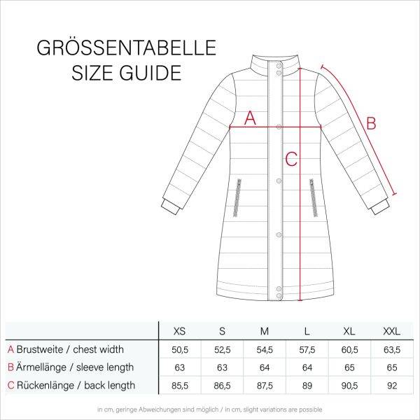 Marikoo Navahoo Lotusblüte Princess Damen lange Winter Steppjacke Blitzangebot