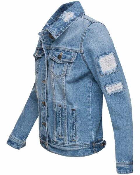 Marikoo Navahoo Pamuyaa Damen Jeans Jacke Große Rabatte