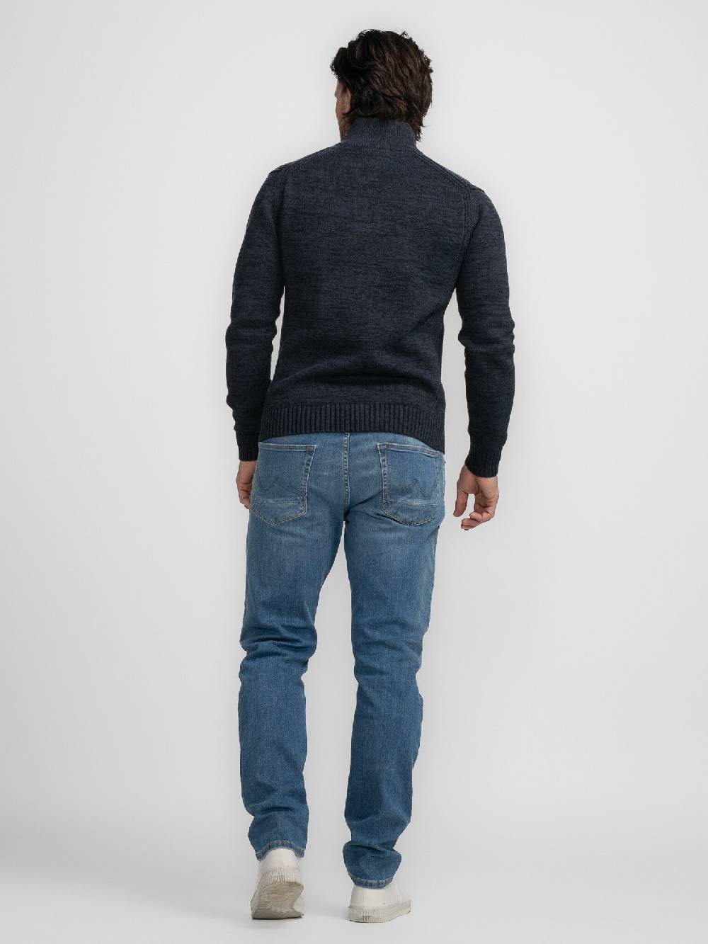 Petrol Industries M-3040-KWC206 Men Knitwear Collar (5120 Sky Captain) Im Verkauf