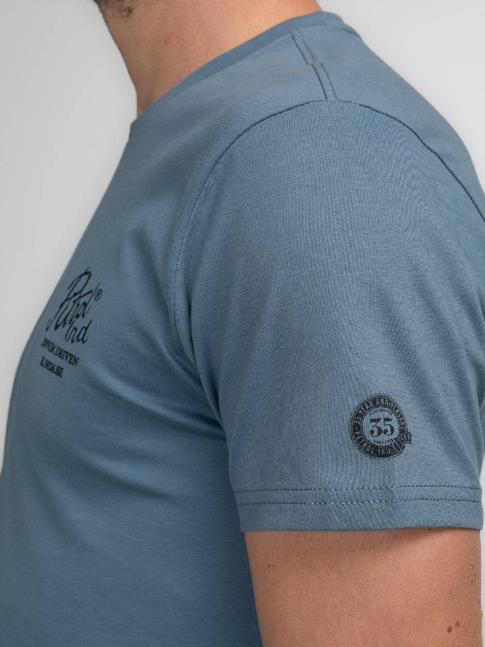 Petrol M-3040-TSR662 Men T-Shirt SS Classic Print (5183 Light Shadow) Verkauf
