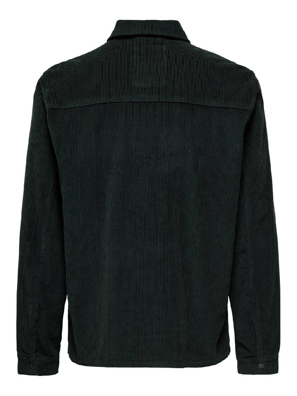 Only & Sons ONSTYLER 8W CORD LS OVERSHIRT (Darkest Spruce) Hotsell