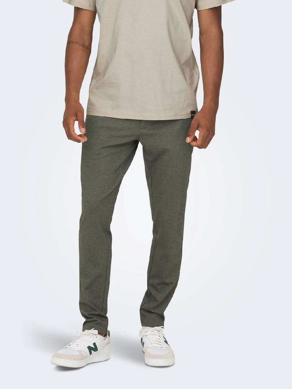 Only & Sons ONSMARK SLIM HERRINGBONE PANT NOOS TEAK Fabrikpreis