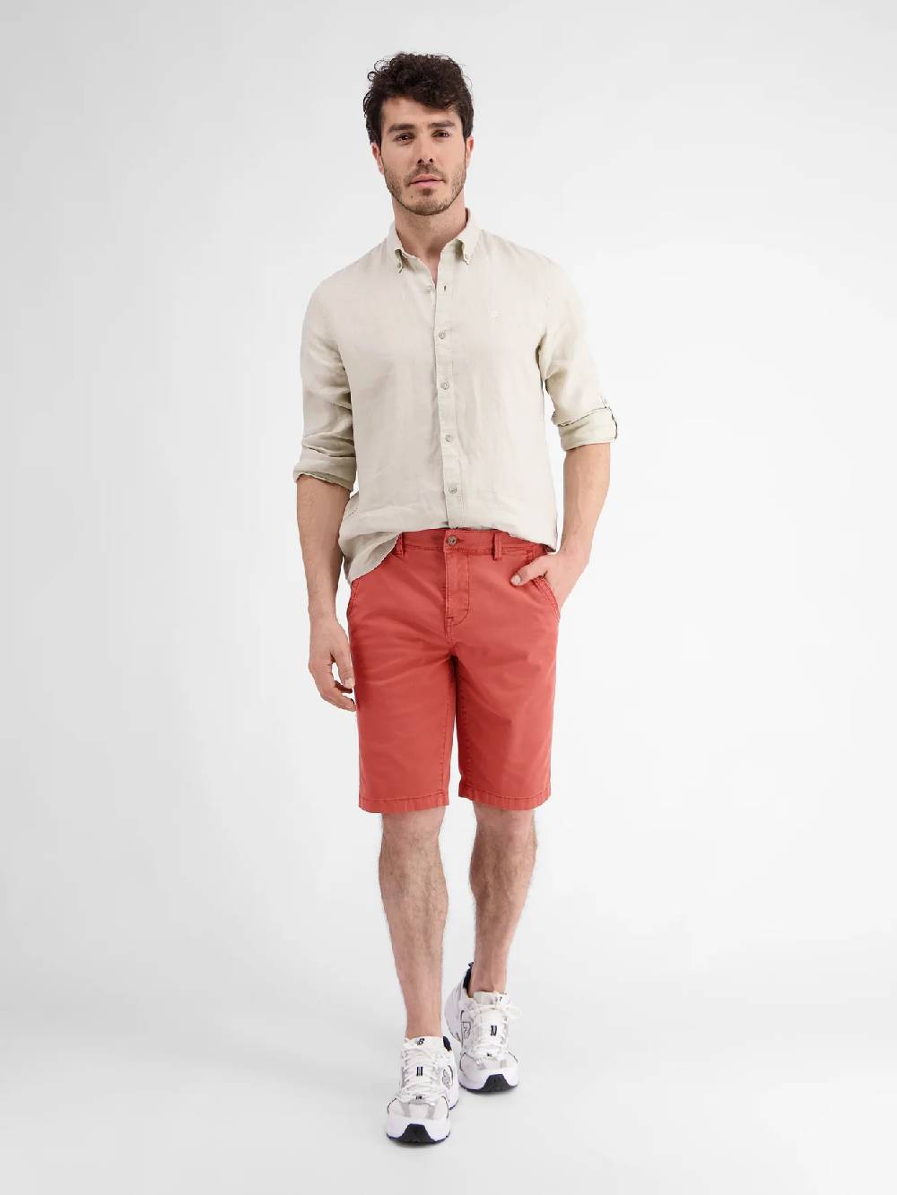 Lerros 2439213 STRETCHCHINO-BERMUDA (347 DEEP CORAL RED) Großer Ausverkauf