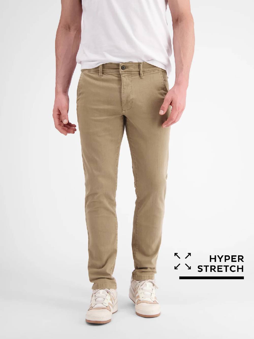 Lerros 23D9114 CHINO IN HYPERFLEX STRETCHKWALITEIT (730 SOFT BEIGE) Online Shopping