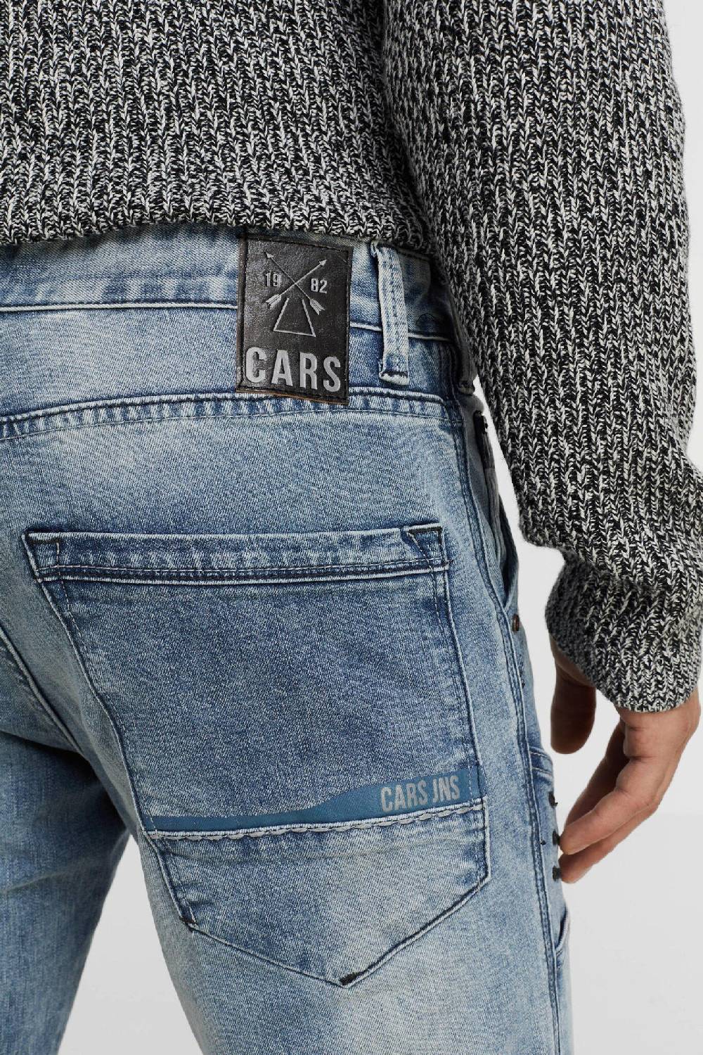Cars Jeans CHESTER Regular Str. Blue Used Milford (05) Preisnachlass
