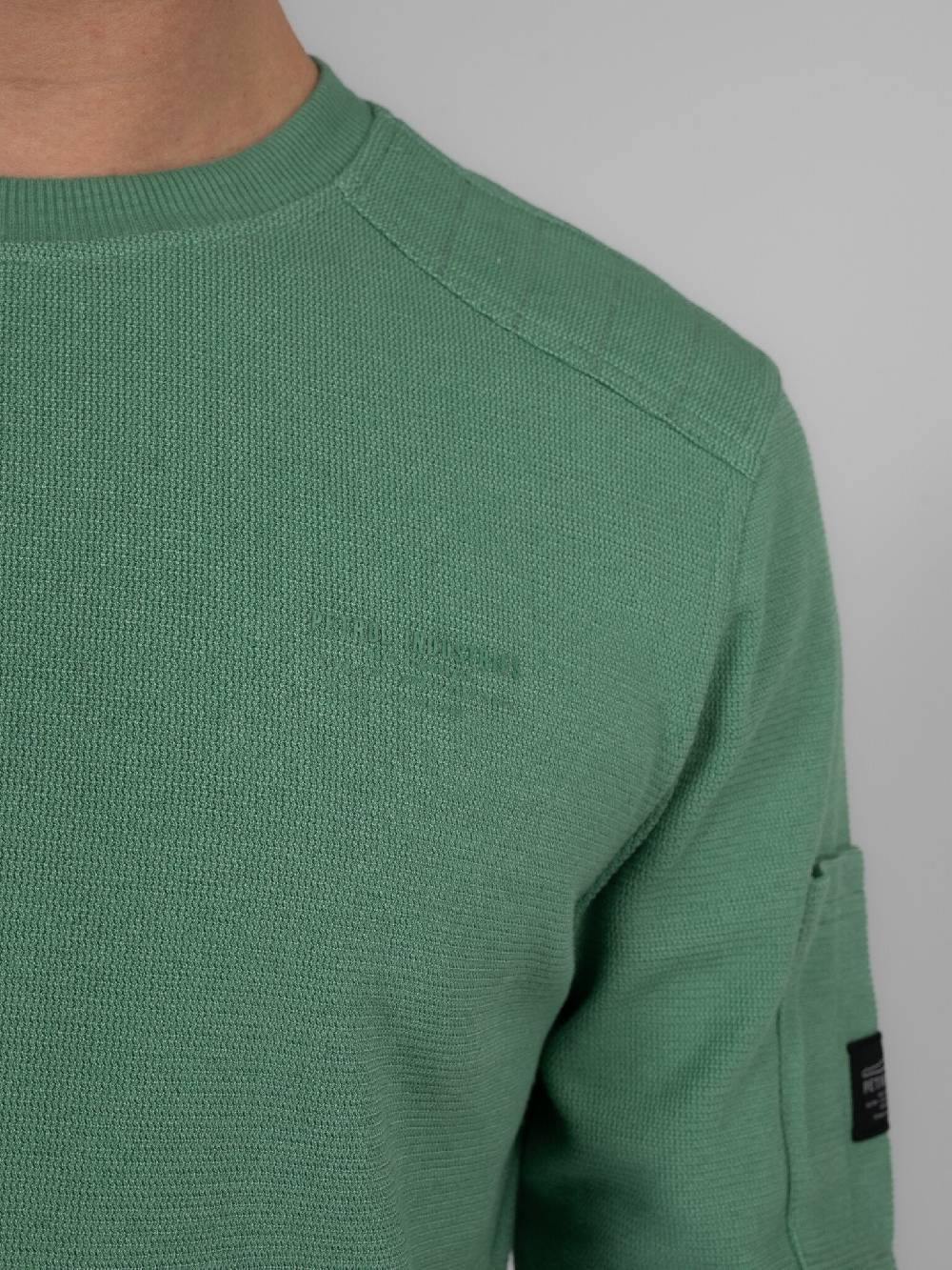 Petrol M-3040-SWR304 Men Sweater Round Neck (6167 Wasabi) Neueste Mode