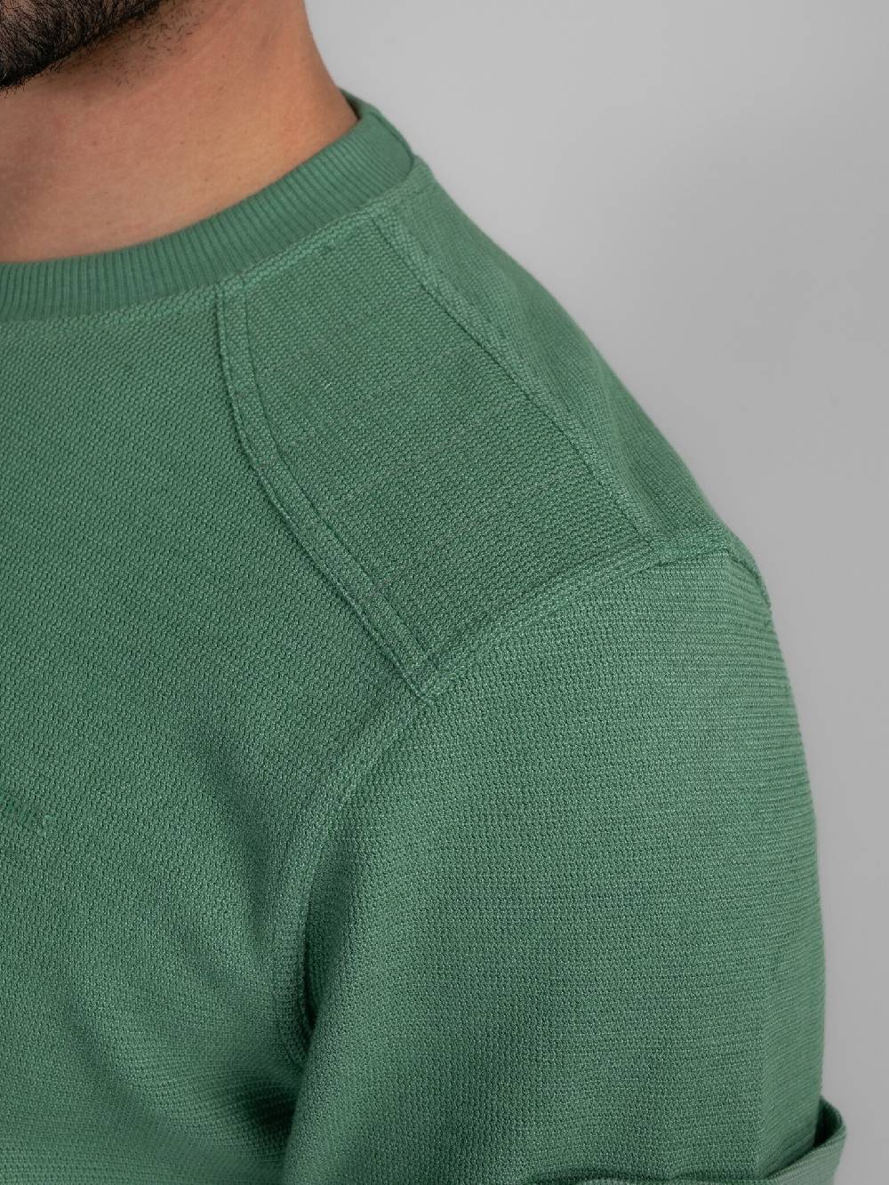 Petrol M-3040-SWR304 Men Sweater Round Neck (6167 Wasabi) Neueste Mode