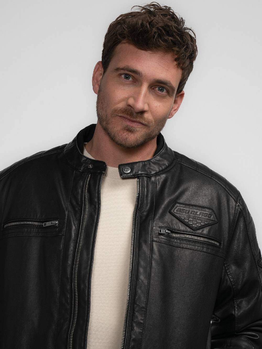 Petrol Industries M-3040-JAC106 Men Jacket PU (9091 Dark Black) Sonderangebote