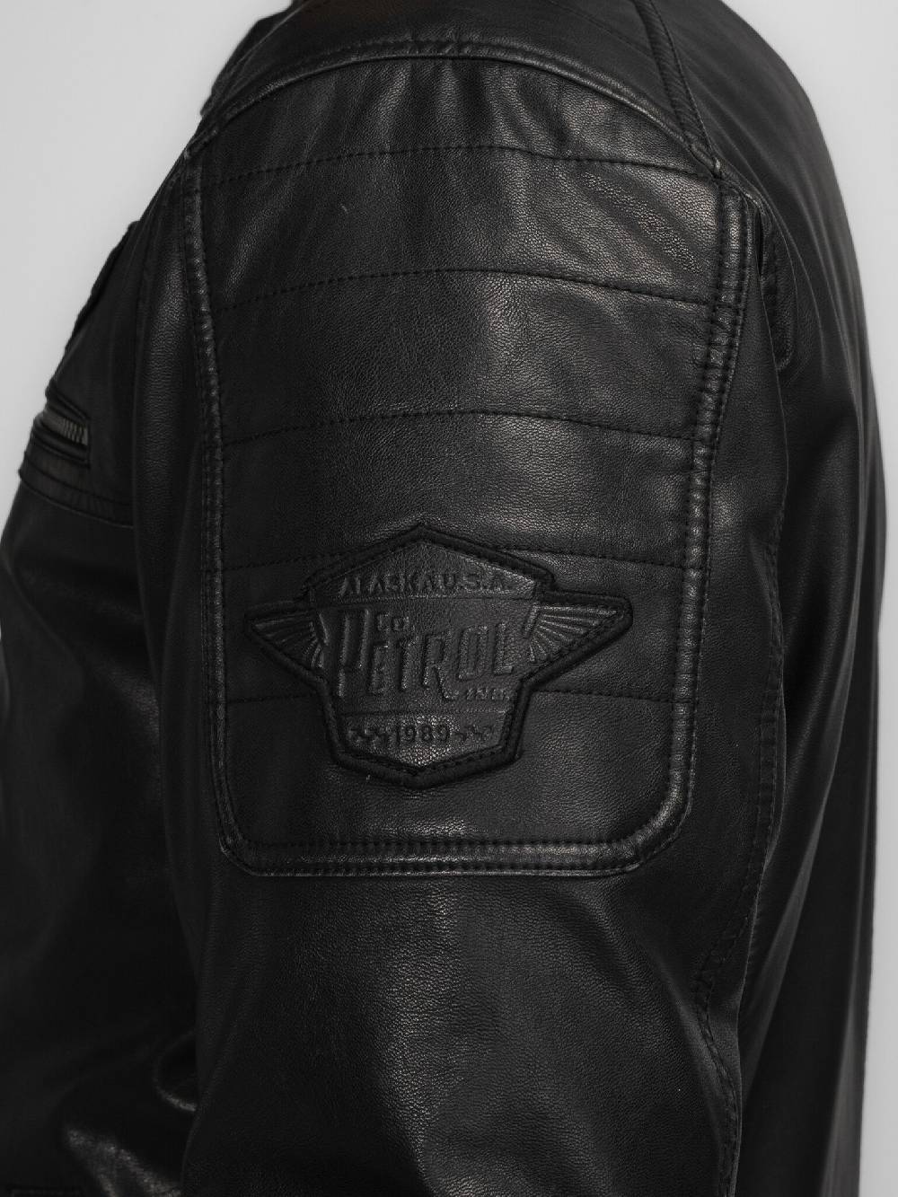 Petrol Industries M-3040-JAC106 Men Jacket PU (9091 Dark Black) Sonderangebote