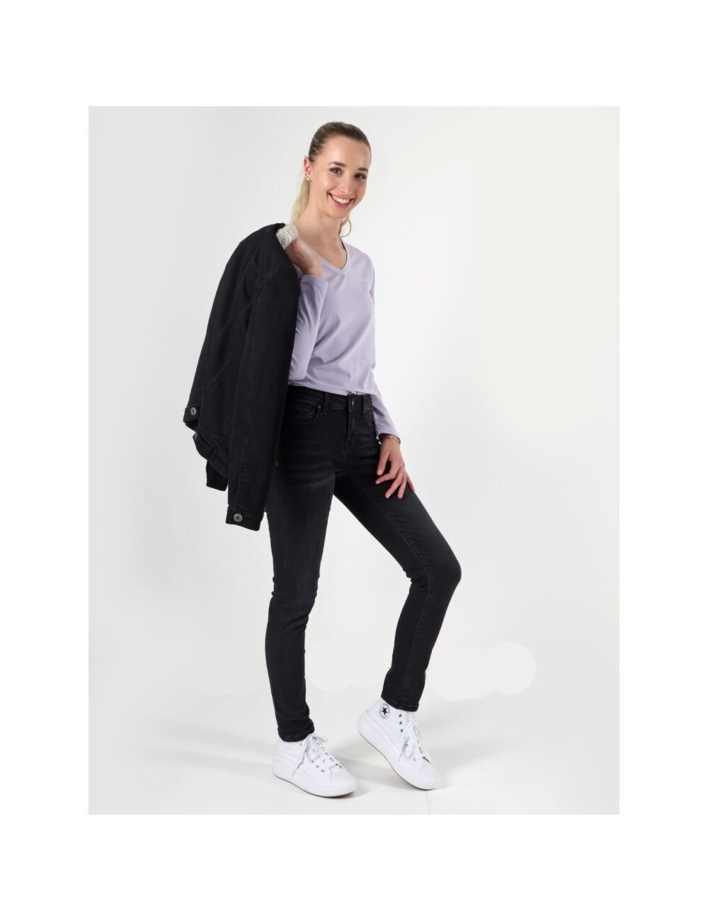 M.O.D MONIKA Slim Fit - Safe Black 3857 im Angebot