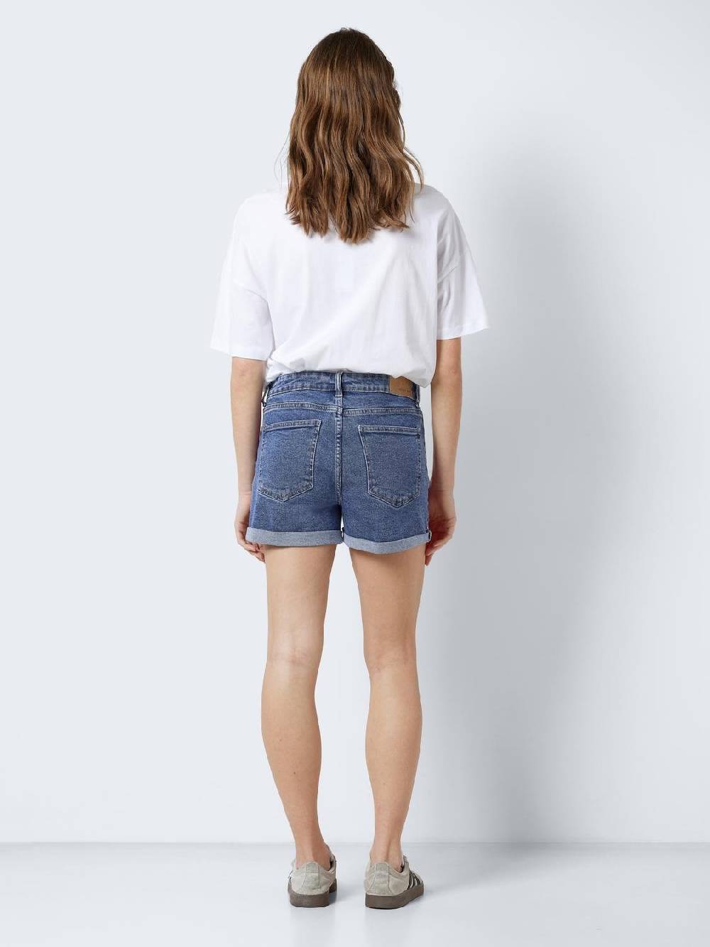 NOISY MAY NMMONI HW SHORTS AZ360 BL NOOS MID BLUE DENIM Flash Sale