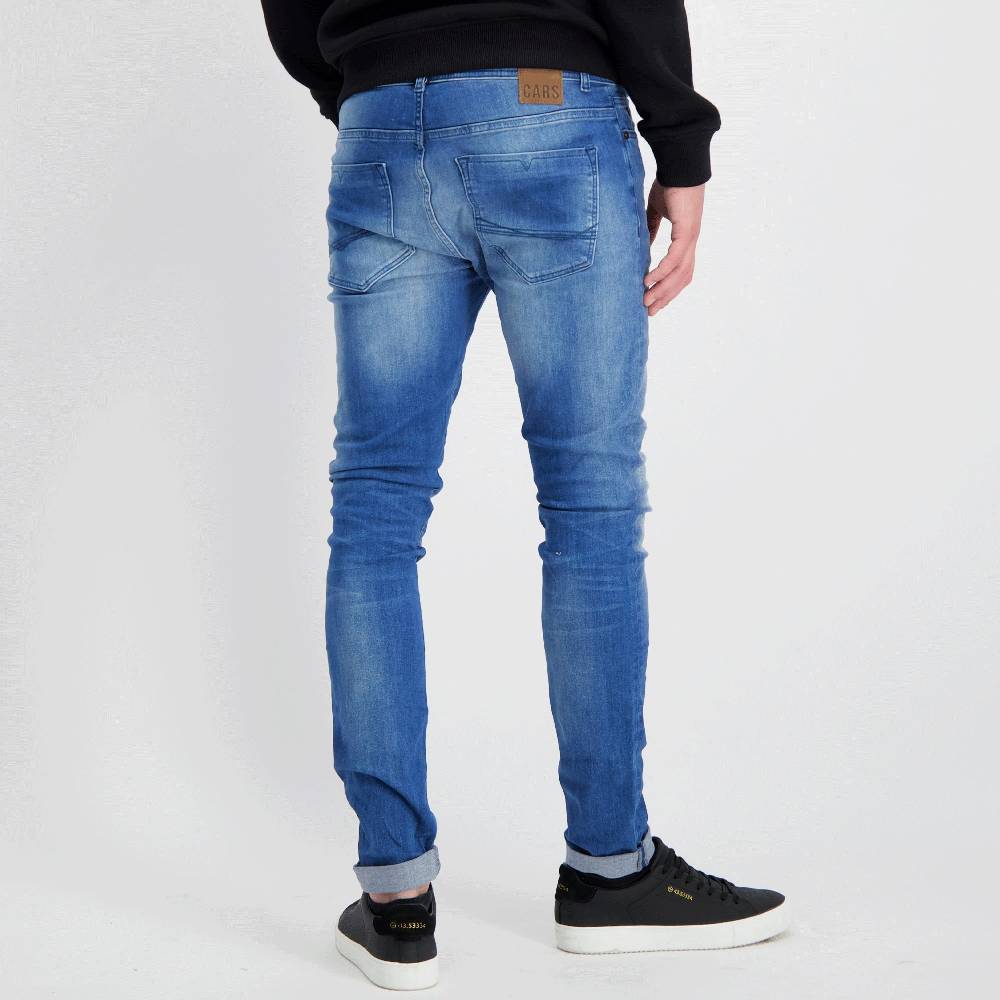Cars Jeans DUST Super Skinny 70ties Blue Im Verkauf