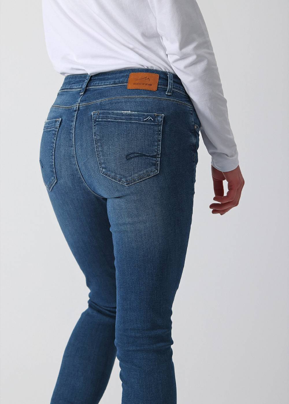 M.O.D MONIKA Slim Fit - (1092 Silver Blue) Rabatt