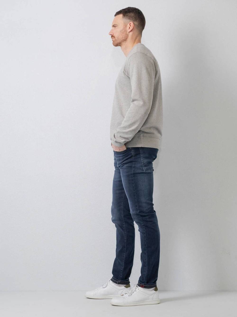Petrol SEAHAM-Classic - Men Denim Slim Fit (5855 Midnight Blue) Osterangebot