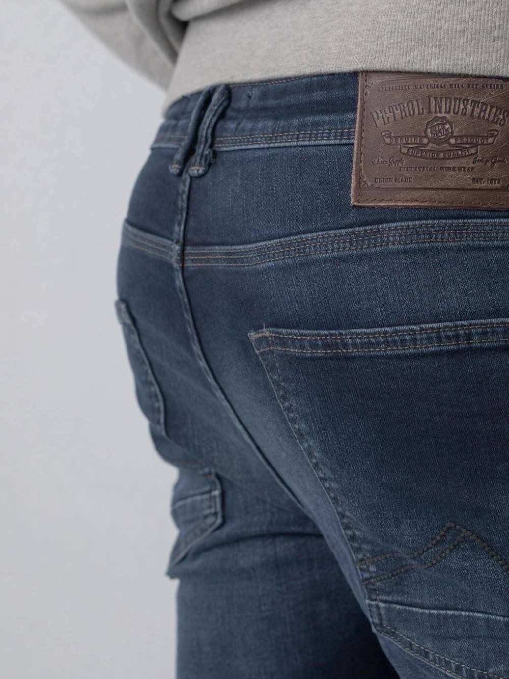 Petrol SEAHAM-Classic - Men Denim Slim Fit (5855 Midnight Blue) Osterangebot