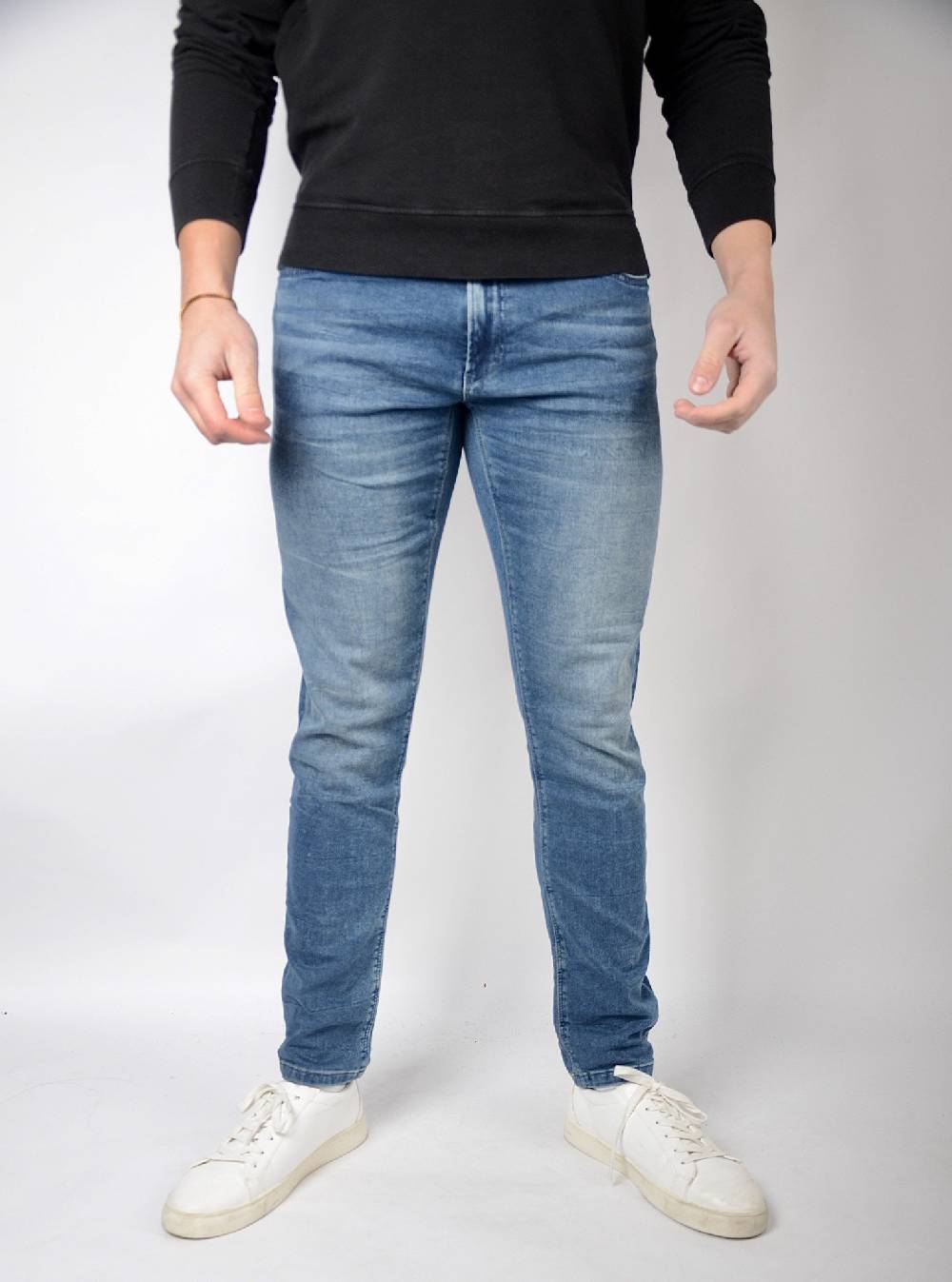 Cars Jeans ANCONA JOG Tapered Vintage Blue (08) Vatertagsangebot