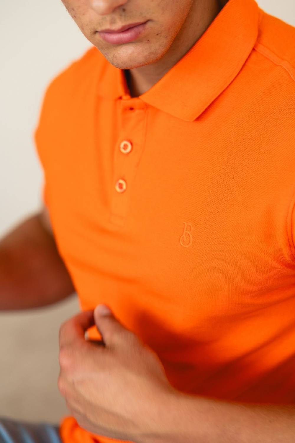 Boogaerts MAX PIQUE POLO ORANGE Top Angebot