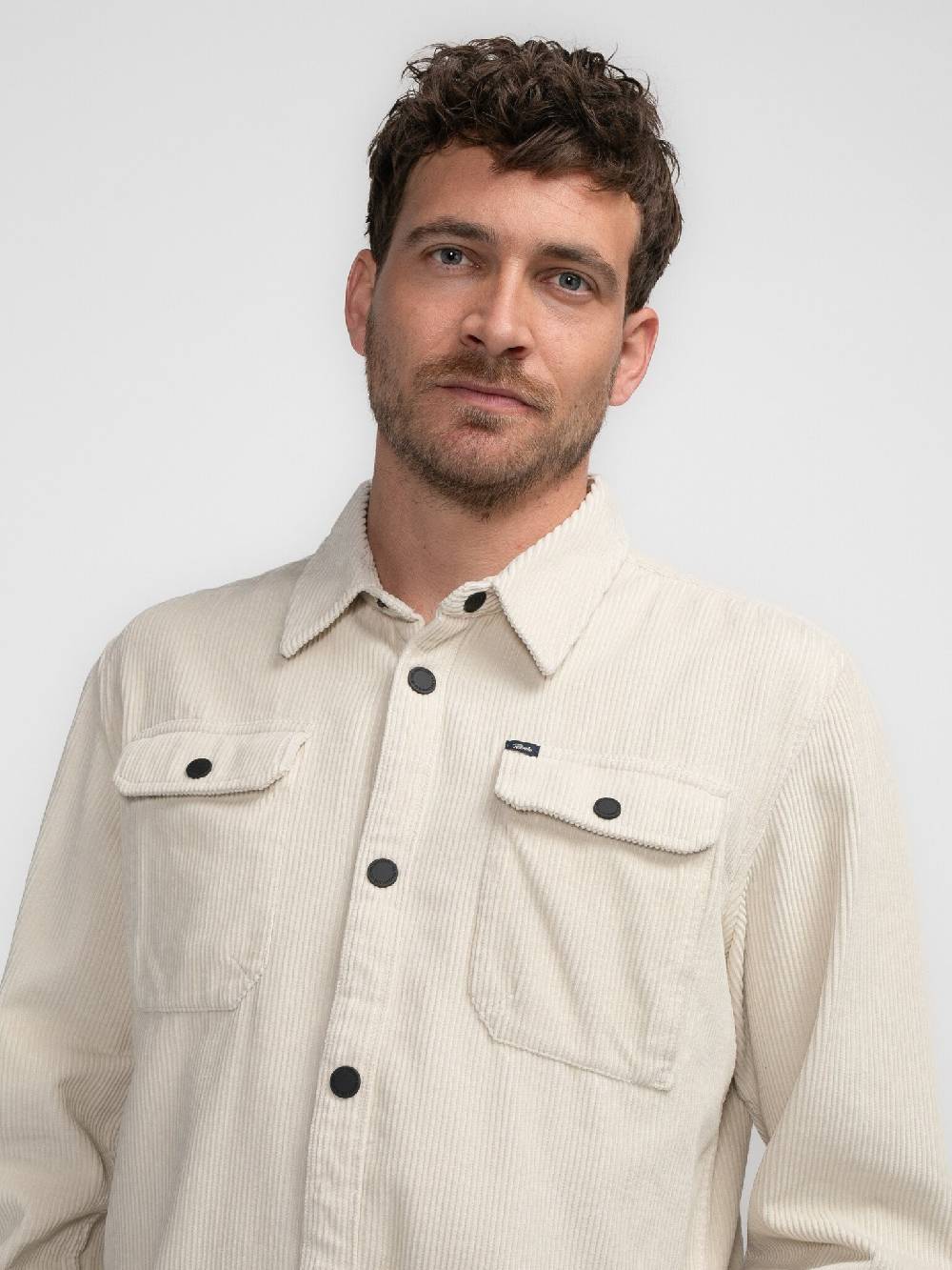 Petrol M-3040-SIL427 MEN SHIRT LONG SLEEVE UNI 7137 ECRU Online Outlet