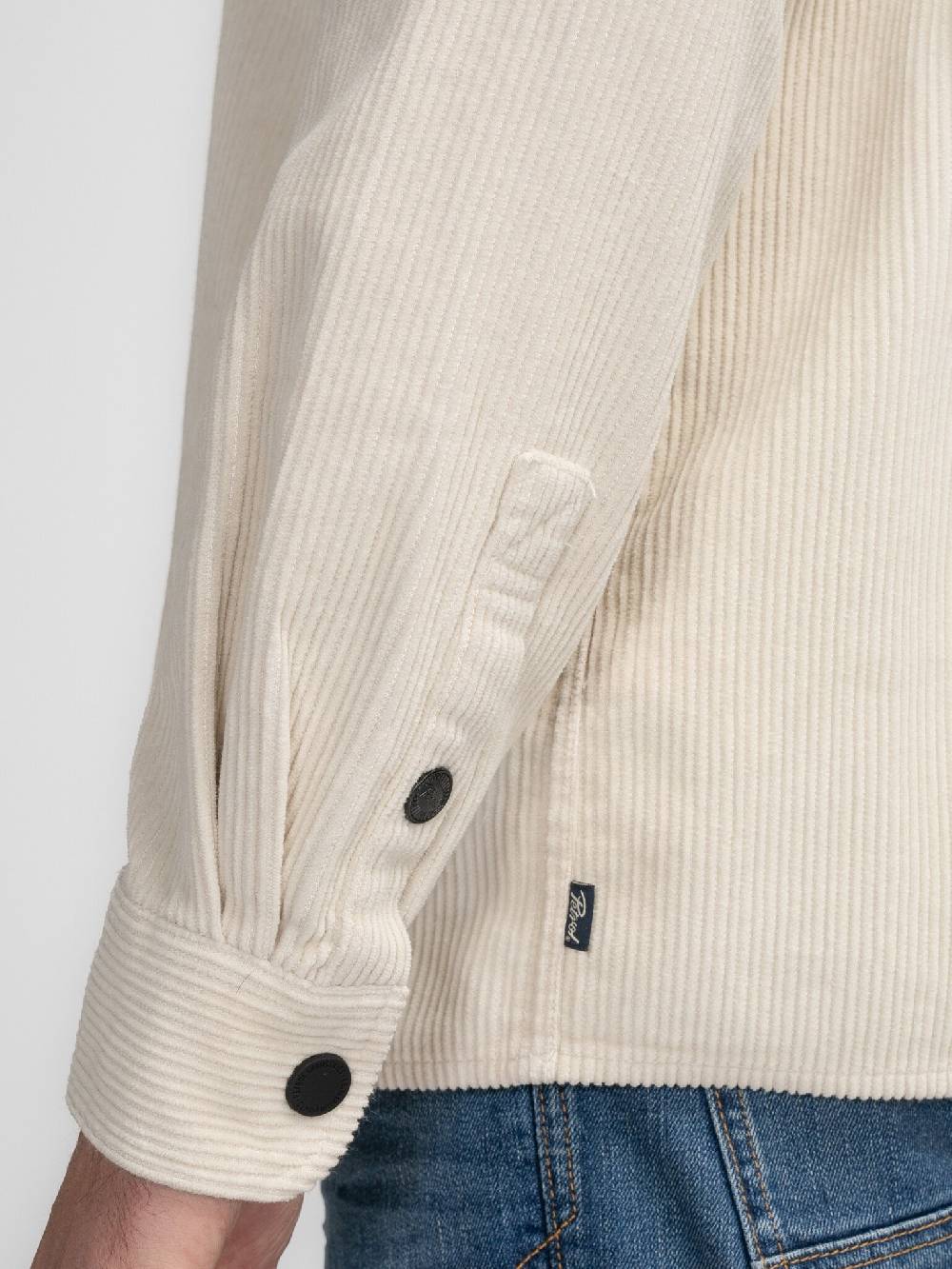 Petrol M-3040-SIL427 MEN SHIRT LONG SLEEVE UNI 7137 ECRU Online Outlet