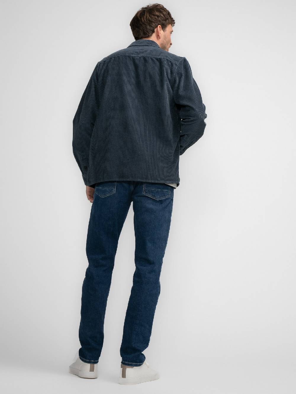 Petrol M-3040-SIL427 MEN SHIRT LONG SLEEVE UNI 5185 Midnight Blue Zeitlich begrenztes Angebot
